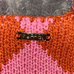 Kopari Pink and Orange Argyle Shoulder Bag Photo 1