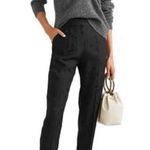Equipment NEW x Tabitha Simmons Black Warsaw jacquard Star tapered Pants Photo 0