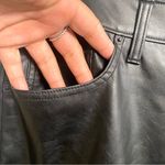 Old Navy  Womens Pants Black Faux Leather OG High Rise Straight Plus Size 18 Photo 4