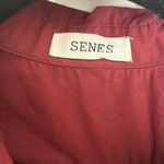 Senes Button Down Bubble Dress One Size Oversized Red Photo 2