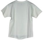 J.Crew Jewel Embellished Beading Short Sleeve Crewneck Blouse Top XSS White Blue Photo 12