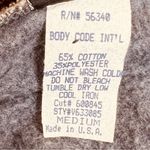 Body Code Size Medium Gray Zipper Front Shacket w/Graphic “Street Gear” Photo 8