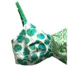 Diane Von Furstenberg DVF For Target Geranium Leaf & Sea Twig Bralette Green Size XXL Boho Coastal Photo 5