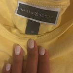 Karen Scott Butter yellow tank top Photo 2