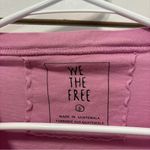 Free People Pink Crop Long Sleeve Photo 5