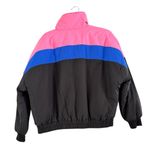 American Eagle  Retro Colorblock Full Zip Jacket Women’s Puffer Coat Size Small Photo 1