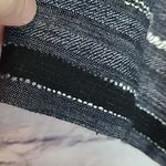 PURE JILL LAGENLOOK KNIT STRIPED WIDE NECK LIGHTWEIGHT BLOUSE MEDIUM Blue Photo 6