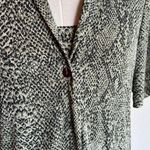 Vintage VTG animal print two piece set Green Size 8 Photo 7