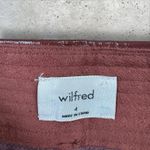 Wilfred  Aritzia Funk Glossy Vinyl Faux‎ Leather Trouser Pants Sz 4 Rustique Photo 3