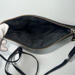 Coach  Kitt Black Leather Messenger Crossbody Bag Purse Photo 9