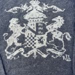 Ralph Lauren  Lambswool Coat Of Arms Crest Turtleneck Knit Sweater Size P Large Photo 2