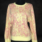 BP Nordstrom Tie Dye Sweatshirt Pullover Pink and Yellow XS Photo 0