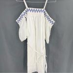 Rebecca Minkoff Cleo Boho Vacation Lightweight Cotton Off The Shoulder Dress Photo 1