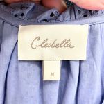 Cleobella Alma Embroidered Pointelle Mini Dress Sky Purple Size M Photo 2