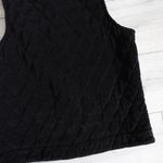 Chico's  Travelers Vintage Black Diamond Quilted Vest Size 1 Medium Photo 5