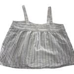 Xirena Tank Top‎ Womens Large Blue Red White Zoe Freedom Striped Cotton Linen Photo 5