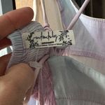 Free People  fairy mini dress satin pastel soft flutter lover ruffles  intimately Photo 4