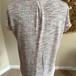 Bobeau  Multicolor V-Neck Short Sleeve Top Photo 3