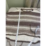 Aerie  drop shoulder neutral stripe oversized sweater, NWT, size L/XL Photo 1