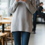 Gap Women’s  Light Gray  Sweater. Photo 0