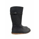 Keen  Women's Black Nubuck Leather Mid Calf Sierra Boot Sz 8 Comfort Moto Riding Photo 1