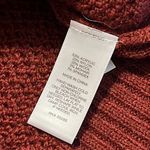 EXPRESS medium women’s maroon crop knit sweater lace up tie new with tags Photo 7