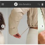 Lululemon Wunder Puff Super-Cropped Jacket Trench Size 6 Photo 10