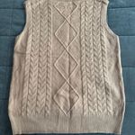 Tan Sweater Vest Size M Photo 1