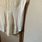 Eyelash Couture  Cream Lace Women's top medium Photo 8