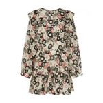 Magali Pascal Francine Long Sleeve Mini Dress Seventies Paisley Size Small NWT Black Photo 9