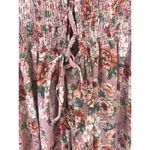 Floral Puff Sleeves Babydoll Maxi Dress Women’s XS Milkmaid Cottage Romantic Photo 2