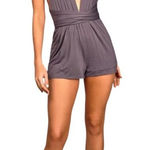 Lulus Any Way You Want Me Dusty Purple Convertible Romper Womens Small New Photo 0