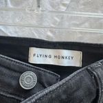 Flying Monkey Black Denim Mini Skirt Photo 2
