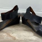 Taos Black Carousel Wedge Sandals with Silver Buttons Size 39 (Fits Like 8.5) Photo 10