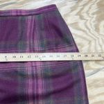 Pendleton Vtg  Wool Pencil Skirt Tartan Plaid Burgundy Womens Sz 8 Made in USA Photo 11