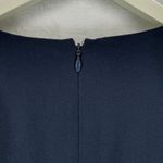 Halston Heritage  Navy Blue Wrap Midi Dress Size 12 Photo 8