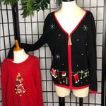 Christopher & Banks Ugly
Christmas Sweater Cardigan L
VINTAGE/RETRO Y2K Black Size L Photo 3