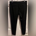 Willow & Clay  Black Legging Pants 2 Front Zip Design Size Large Photo 1