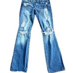 Abercrombie & Fitch Women’s 00 Vintage Y2K Distressed Low Rise Bootcut Jeans Photo 0