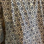 Talbots BLUE & WHITE CELTIC LATTICE COTTON BUTTON DOWN TOP (24W) Photo 5