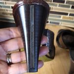 Donald J Pliner Nossi expresso faux alligator print slides heels sandals sz 8.5‎ Brown Photo 6