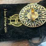 House of Harlow  Red/ Coral Cabochon locket ring, 8 Photo 2