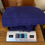 Apt. 9  Lightweight Knit Blue Sweater Women’s Size Small Ruched Sides Nautical Photo 7