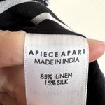 Apiece Apart  Costa Del Sol Wrap Dress Blue White Size 4 UB Photo 6