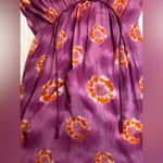 ZARA  Tie Dye Kaftan Dress Purple and orange Photo 5