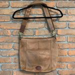 Fossil  Women's‎ Leather Morgan Top Zip Traveler Crossbody Messenger Purse Bag Photo 6