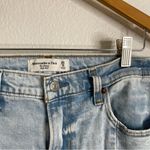 Abercrombie & Fitch The Skinny High Rise Light Wash Slit Front Jeans Size 29/8 Photo 3