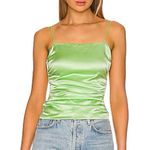 NEW Cinq a Sept Bright Green Silk Tank Top Size M Size M Photo 0