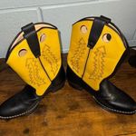 Cimarron footwear 3610122 01 3.5 women’s‎ 6 Yellow black cowgirl boots new Photo 5