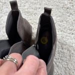 Nine West Women's Gray Suede Pointed Toe Block Heel Ankle Booties Size 9M Photo 6